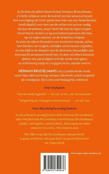 Zo dom als Albert Einstein - Herman Brusselmans, Verzenden, Gelezen, Herman Brusselmans