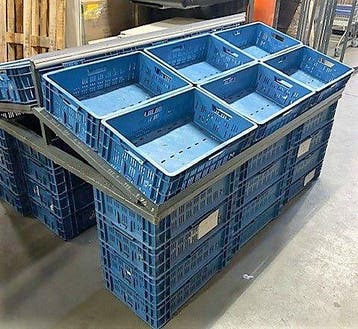 Groentestelling frame B180 x D160cm dubbel