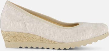 Gabor Pumps wit Textiel - Dames - Maat 40, Kleding | Dames, Schoenen, Verzenden, Nieuw