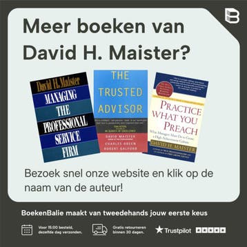 Managing The Professional Service Firm 9780743231565, Verzenden, Zo goed als nieuw, David H. Maister