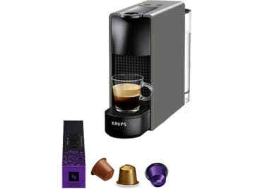 Krups -  Nespresso - Essenza Mini  Capsulemachine Grijs, Witgoed en Apparatuur, Koffiezetapparaten, Verzenden, Nieuw, 1 kopje