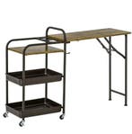 Opvouwbare Keukentrolley met Wielen & Inklapbaar Blad  Laat, Huis en Inrichting, Keuken | Keukenelementen, Verzenden, Nieuw