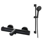 Sani Royal Opbouw badkraan Mat Zwart met, Doe-het-zelf en Verbouw, Sanitair, Nieuw