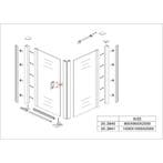 Aanbieding: Swingdeur Zijwand Wiesbaden UNI 90x90x200cm, Doe-het-zelf en Verbouw, Sanitair, Ophalen of Verzenden, Nieuw