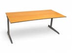 Ahrend 500 bureau, 180x90cm, beuken-aluminium, Huis en Inrichting, Bureaus, Ophalen of Verzenden, Gebruikt