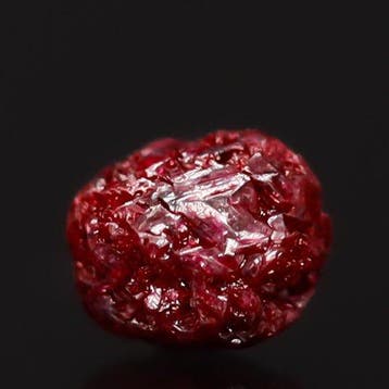 Levendig bloedrood diamant • GEEN VEILINGRESERVE • Zeldzame