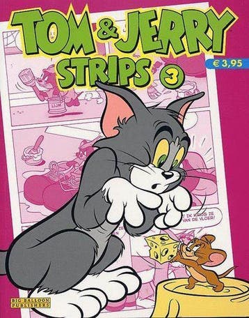 3 Tom & Jerry strips, Boeken, Verzenden, Gelezen