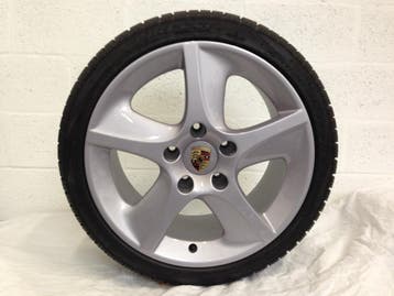Porsche 996/Boxster ORIGINELE 18 inch holle SportTechno set, Auto-onderdelen, Banden en Velgen, Ophalen, 18 inch, Gebruikt, Velg(en)