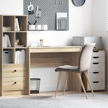 vidaXL Bureau Sonoma Eiken 100 x 40 x 76 cm, Verzenden, Nieuw