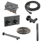 Brauer Gunmetal Carving Thermostatische Regendoucheset, Ophalen of Verzenden, Nieuw