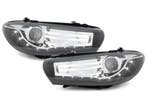 Koplampen VW Scirocco 08-.. DRL look Devil Eyes Zwart, Ophalen of Verzenden, Nieuw