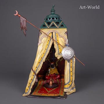 Beeld, XL Bedouin tent 32.5cm / 4.5 kg - 32.5 cm - Brons