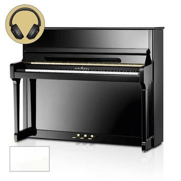 Schimmel Classic C121 T TwinTone WP messing silent piano, Nieuw, Wit, Piano