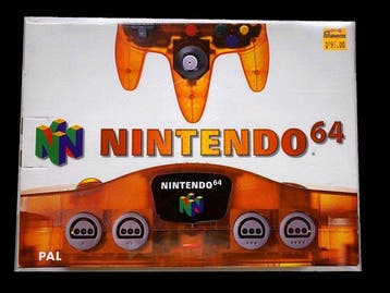 Nintendo - Nintendo 64 - N64 Funtastic Fire Orange NIB MINT, Spelcomputers en Games, Nieuw