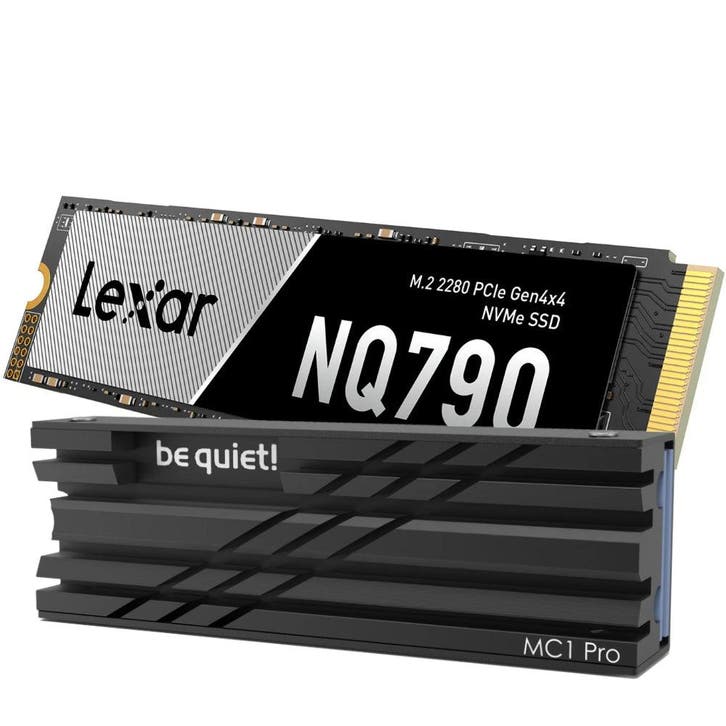 Lexar NQ790 4TB + be quiet! MC1 Pro M.2 SSD-koeler Bundel, Computers en Software, Harde schijven, Nieuw, Verzenden