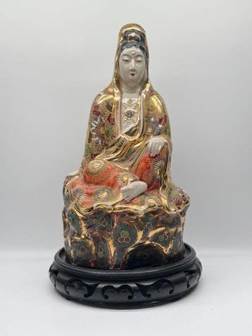 Guanyin - Beeld Keramiek - Japan (Zonder minimumprijs)