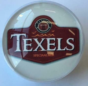 Occasion - Ronde taplens Texels speciaal bier bol 69 mmø, Verzenden