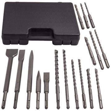 17x Hammer Drill Bits Chisel Bit Fit SDS Plus Groove Conc..., Auto diversen, Verzenden, Nieuw