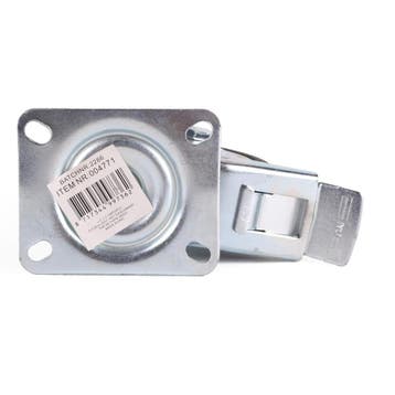 Benson Zwenkwiel met rem - Massief rubber - Ø 125 mm - Ma.., Doe-het-zelf en Verbouw, Zwenkwielen, Ophalen of Verzenden, Nieuw