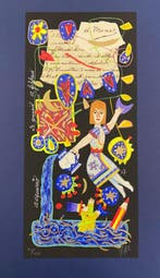 Francesco Musante (1950) - Acquario - I Segni dello Zodiaco, Antiek en Kunst