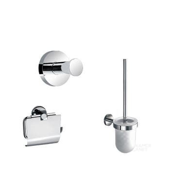 Sani Royal Toilet Accessoires Set Rond Chroom incl, Doe-het-zelf en Verbouw, Nieuw