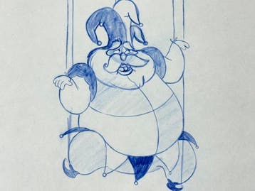 Aladdin (Walt Disney, 1992) - 1 Originele animatietekening, Verzamelen, Disney, Nieuw