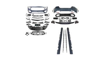 Sport Look Pakket Mercedes A Klasse W177 2018- J9001, Nieuw, Voor, Mercedes-Benz, Bumper
