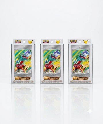 Pokémon - 3 Box - Pokemon 30th Celebration Original Partner, Nieuw
