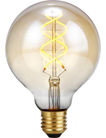 SPL LED Globelamp G95 E27 5W 460lm 2200K Goud 3-staps dim..., Ophalen of Verzenden, Nieuw