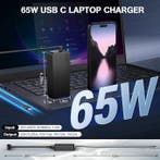 Lenovo 65W Type C - Oplader - Geschikt voor HP - Dell - Acer, Computers en Software, Laptop-opladers, Nieuw, Lenovo