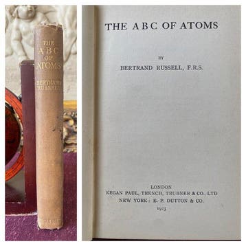 Bertrand Russell - The A B C Of Atom - First Edition. - 1923
