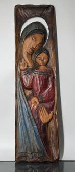 Christelijke voorwerpen - Antiek - Hout - 1920-1930 - De