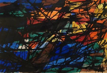 André van der Vossen (1893-1963) - Abstracte compositie