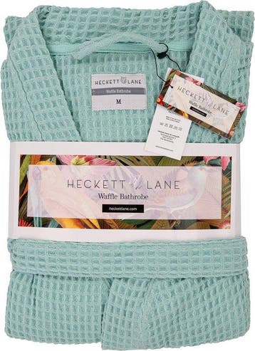 2dekans | Heckettlane Badjas Wafel - Kamerjas voor Dames en, Ophalen of Verzenden, Zo goed als nieuw, Groen