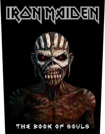 Iron Maiden - The Book of Souls - Rugpatch off. merchandise, Ophalen of Verzenden, Nieuw, Kleding