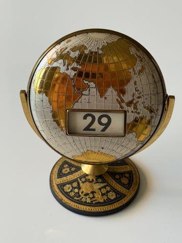 Eeuwigdurende kalender - Zeldzame Mid-Century Eeuwigdurende, Antiek en Kunst, Curiosa en Brocante