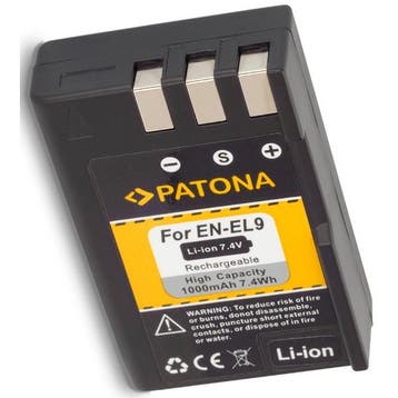 Nikon EN-EL9 accu (Patona), Verzenden, Nieuw
