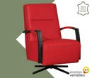 Leren draaifauteuil Award - Toledo Ferrari (felrood) -, Nieuw, Ophalen of Verzenden, 50 tot 75 cm, Industrieel, Modern