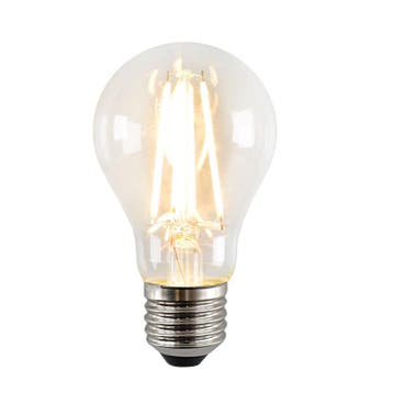 E27 LED lamp Fos, A60, 4W, 2700K, met schemersensor +, Ophalen of Verzenden, Nieuw, Led-lamp