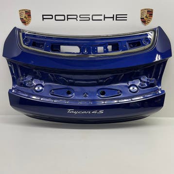 Porsche Taycan 4S ORIGINELE achterklep, Auto-onderdelen, Ophalen, Gebruikt, Achterklep, Porsche