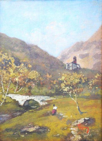 Lorenzo Gignous (1862-1958) - Paesaggio