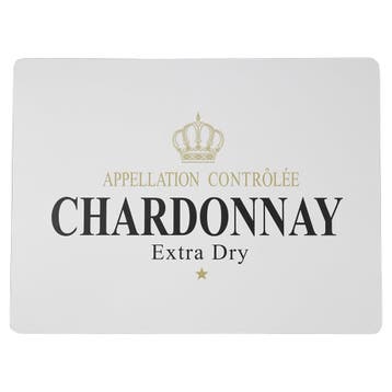 placemat wijn chardonnay wit 30x40cm (4), Verzenden, Nieuw
