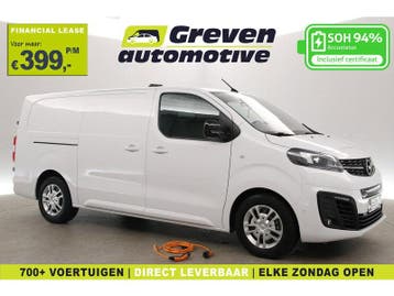 Opel Vivaro-e 75 kWh L3H1 | Snelladen | SOH 94% | Airco |, Automaat, Wit, Elektrisch, Opel