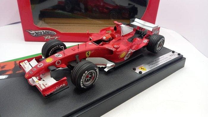 Hot Wheels 1:18 - Modelauto - Ferrari 248 F1 M. Schumacher, Hobby en Vrije tijd, Modelauto's | 1:5 tot 1:12