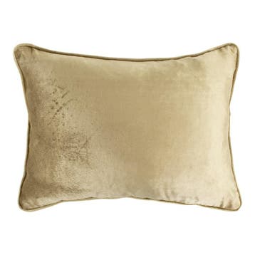 half kussen fluweel goud 35x45cm, Verzenden, Nieuw