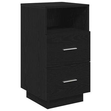 Modern Nachtkastje Zwart | 29% Korting | Retourdeal, Minder dan 45 cm, Nieuw, Hout, 55 tot 70 cm