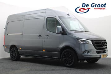 Zakelijke Lease |  Mercedes-Benz Sprinter 317 CDI Automaat L, Automaat, Stof, Gebruikt, Zwart