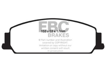 EBC 08-10 Pontiac G8 3.6 Yellowstuff Front Brake Pads, Ophalen of Verzenden, Nieuw