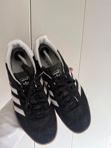 Adidas Gazelle Indoor – Zwart/Wit – Maat 43, Zwart, Verzenden, Adidas, Sneakers of Gympen