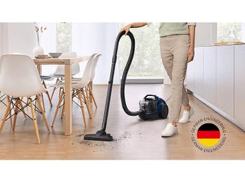 Bosch -   Serie 4 Stofzuiger Zonder Zak Blauw, Witgoed en Apparatuur, Stofzuigers, Verzenden, Nieuw, Reservoir, Minder dan 1200 watt